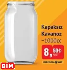 PAŞABAHÇE KAPAKSIZ  KAVANOZ
